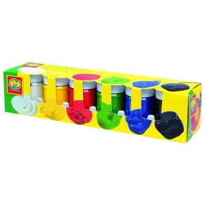 Temperové farby, 6 ks x 50 ml