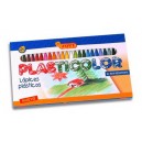 Pastelky guľaté Plasticolor, 24 ks + 2 metal, 117 mm