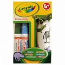 Džungľa - maľovací set so samolepkami
