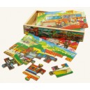 Puzzle Doprava, 4 ks