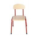 Stohovateľná kovová stolička Karolman 2, 31 cm