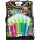 Fixky na textil svietiace 6x7ml