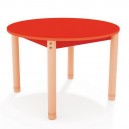 Stôl okrúhly, farebná doska Ø 90 cm