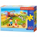 Castorland Puzzle Leto na dedine, 60 dielikov