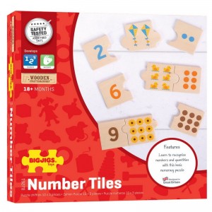 Bigjigs Toys Edukatívne puzzle Počítanie
